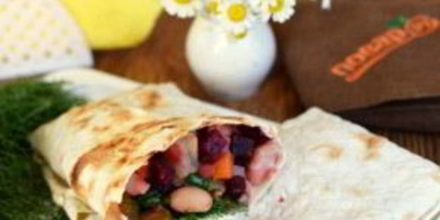 винегрет в лаваше