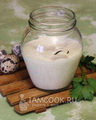 Домашний майонез из перепелиных яиц