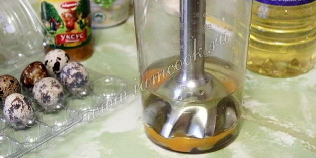 домашний майонез из перепелиных яиц