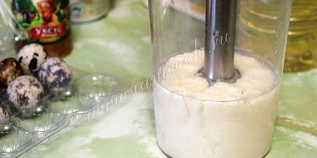 домашний майонез из перепелиных яиц