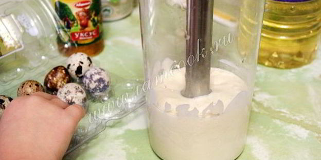 домашний майонез из перепелиных яиц