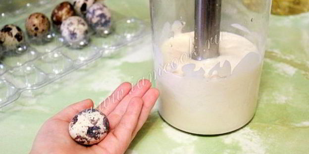 домашний майонез из перепелиных яиц