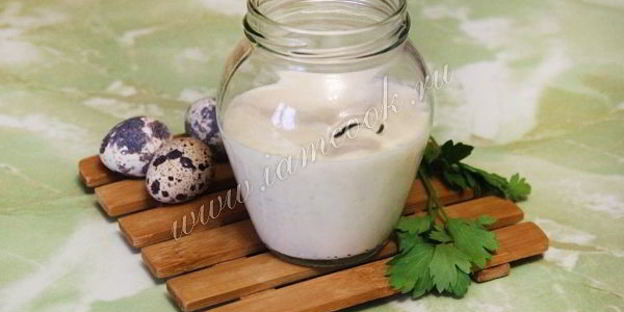 домашний майонез из перепелиных яиц