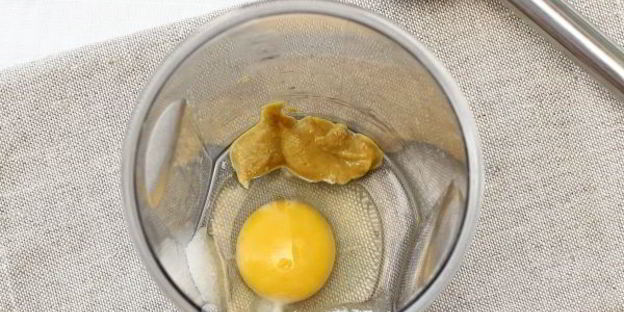 домашний майонез с горчицей в блендере