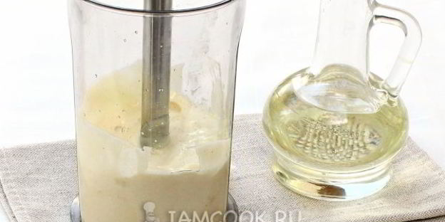 домашний майонез с горчицей в блендере