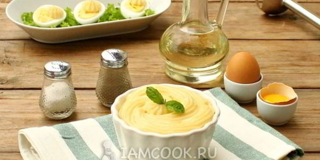 домашний майонез с горчицей в блендере