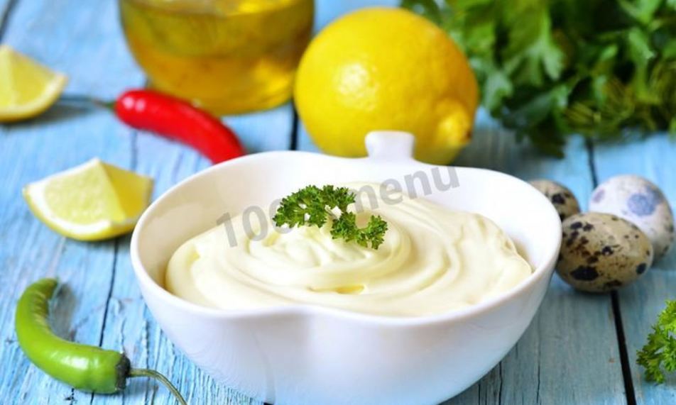 Рецепт майонеза на молоке и яйцах домашний