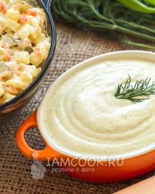 Майонез сметанный без яиц