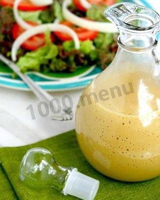 Горчично медовая заправка для салата