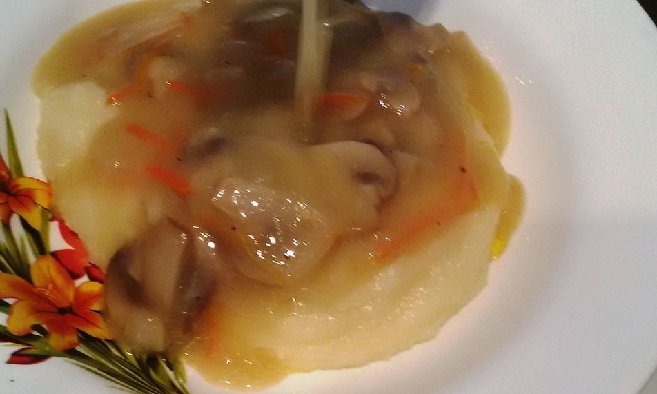 Рецепт грибного соуса с зеленью