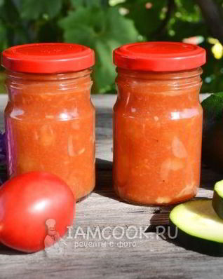 Кетчуп из кабачков