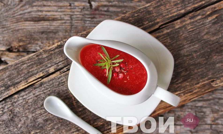 Рецепт клубничного соуса