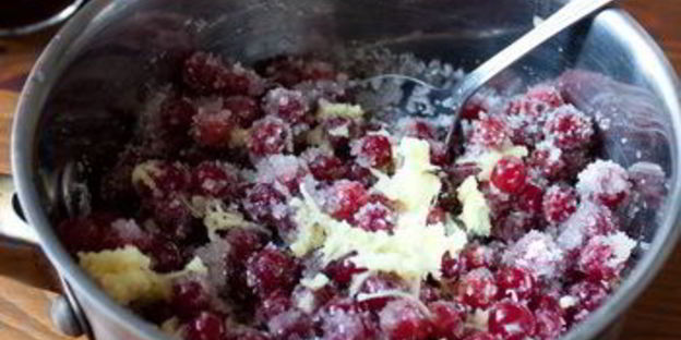 клюквенно-имбирный соус