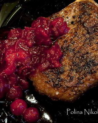 Клюквенный соус для жаренного мяса