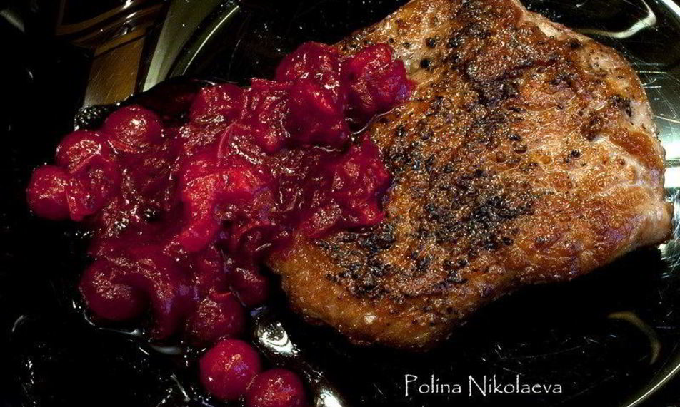 Рецепт клюквенного соуса для жаренного мяса