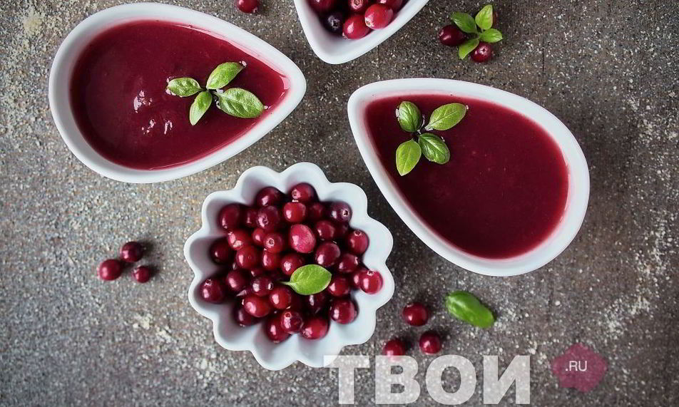 Рецепт клюквенного соуса к мясу
