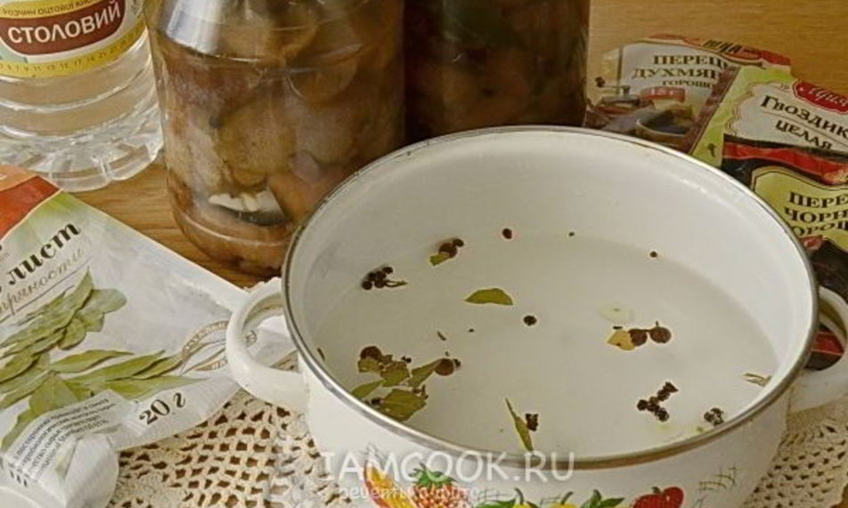 Рецепт маринада для грибов