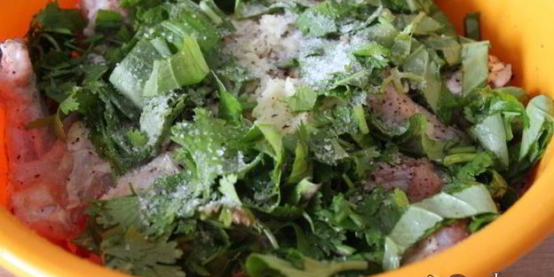 маринад для курицы на кефире с чесноком и травами