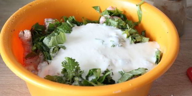 маринад для курицы на кефире с чесноком и травами