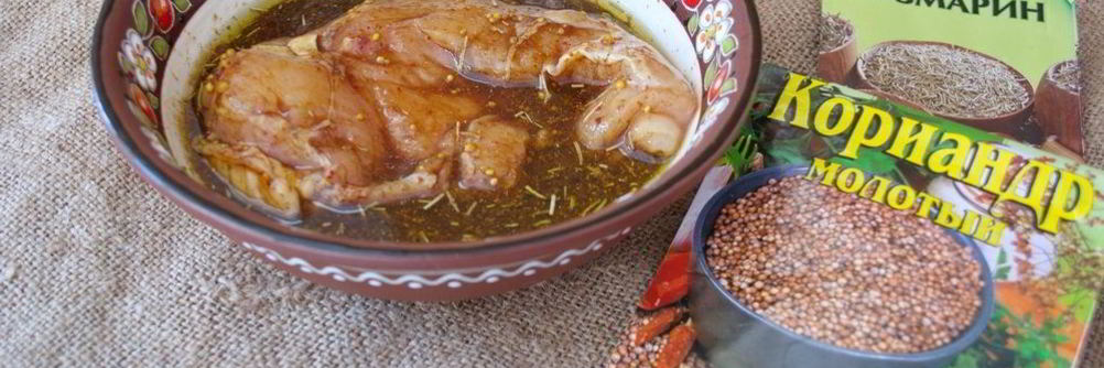 Маринад для мяса в духовке