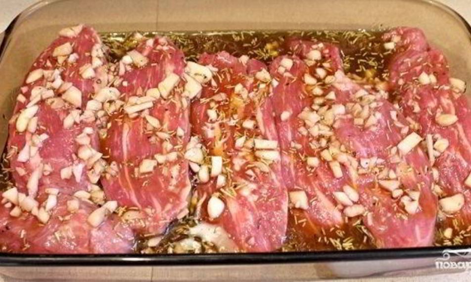 Рецепт маринада для отбивных из говядины