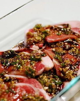 Маринад для отбивных из свинины