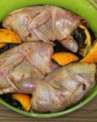 Маринад для перепелов на гриле