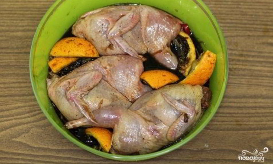 Рецепт маринада для перепелов на гриле