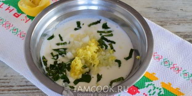 маринад для рыбы на кефире с имбирем