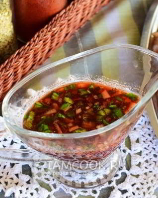 Маринад для рыбы с красным вином и бальзамиком