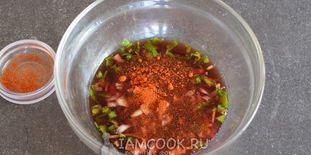 маринад для рыбы с красным вином и бальзамиком