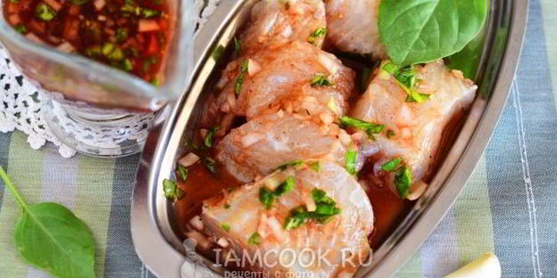 маринад для рыбы с красным вином и бальзамиком