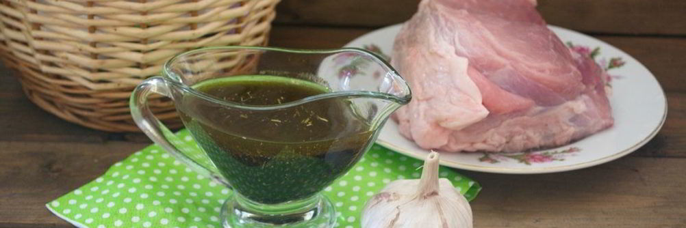 Маринад для свинины в духовке