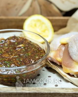 Маринад с зернистой горчицей для курицы