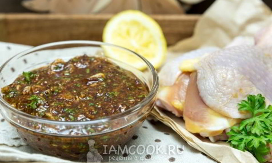 Рецепт маринада с зернистой горчицей для курицы