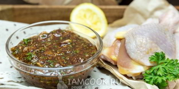 маринад с зернистой горчицей для курицы