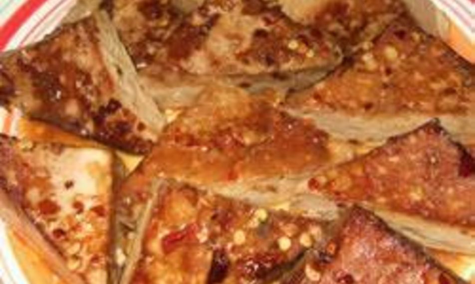 Рецепт тофу в апельсиново-имбирном маринаде