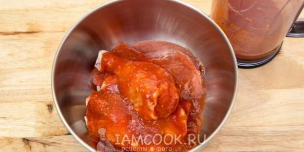 томатный маринад для курицы с табаско