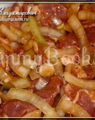 Вариант маринада для мяса на шампурах на мангале