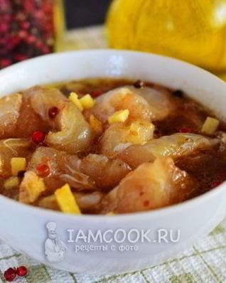 Винно-соевый маринад для рыбы