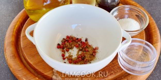 винно-соевый маринад для рыбы