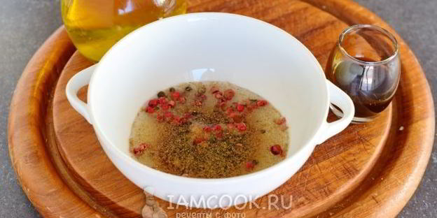 винно-соевый маринад для рыбы