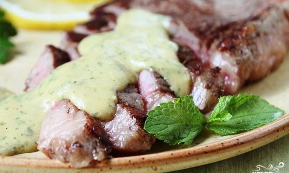 Рецепт мятна-горчичного соус