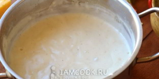 соус бешамель с сыром