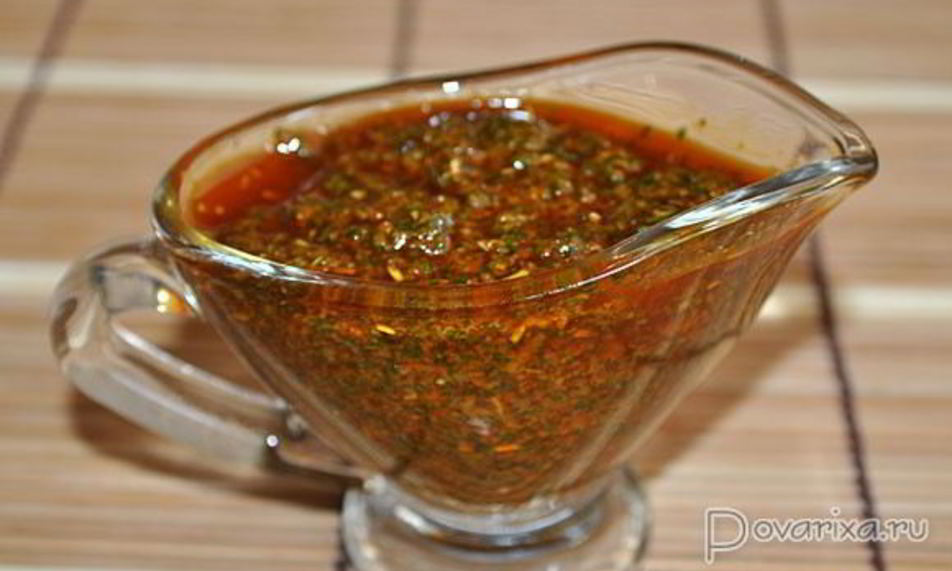 Рецепт соуса чермула