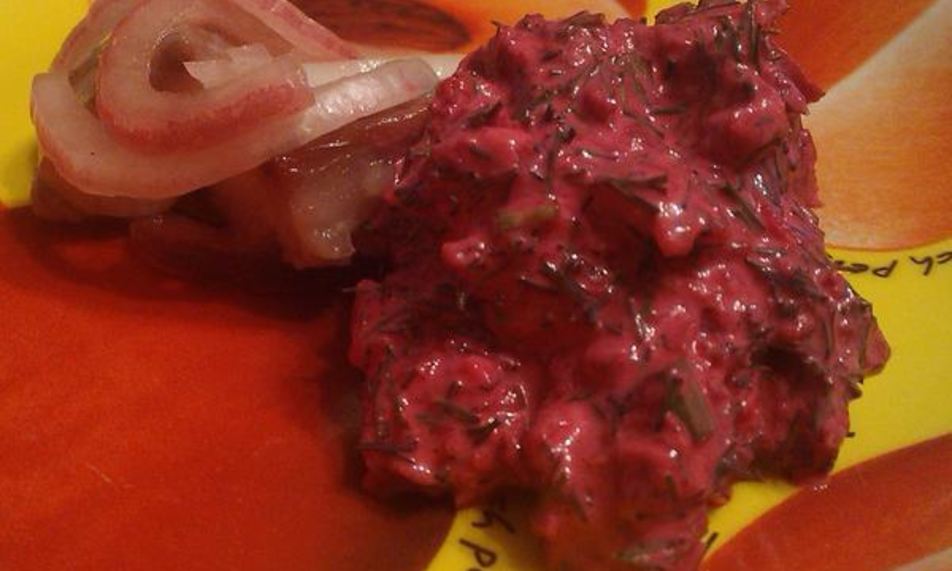 Рецепт соуса дзадзики из свеклы