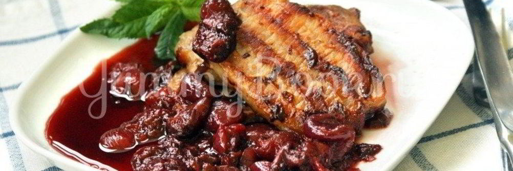 Соус из черешни