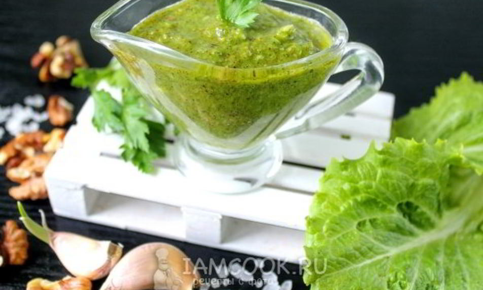 Рецепт бюджетного соуса песто