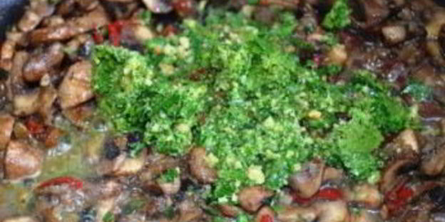 песто из грибов