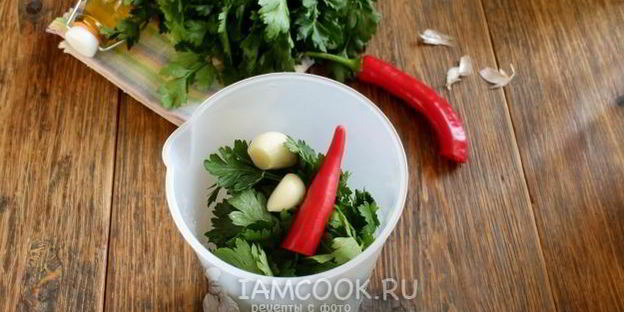 песто из петрушки